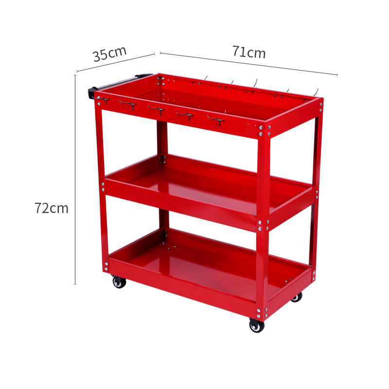 Tools Trolley For Workshop - عربة أدوات متحركة بثلاثة طوابق، عربة