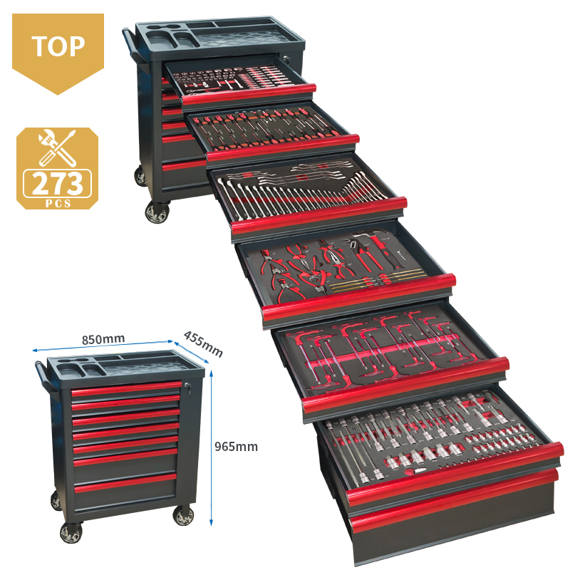 Tools Trolley For Workshop - عربة أدوات بـ 7 أدراج مع