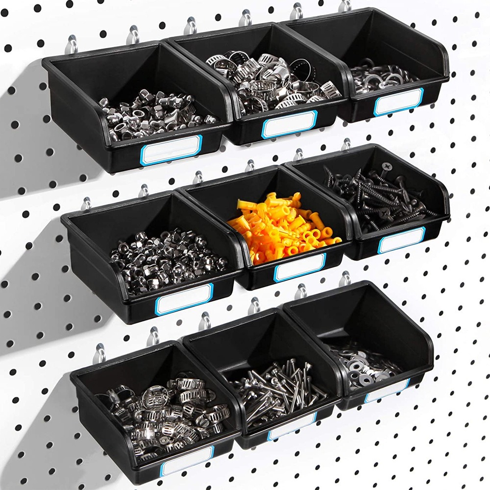 Workshop Tools Organizing - 1/6 مجموعات صناديق بيجبورد مع خطافات