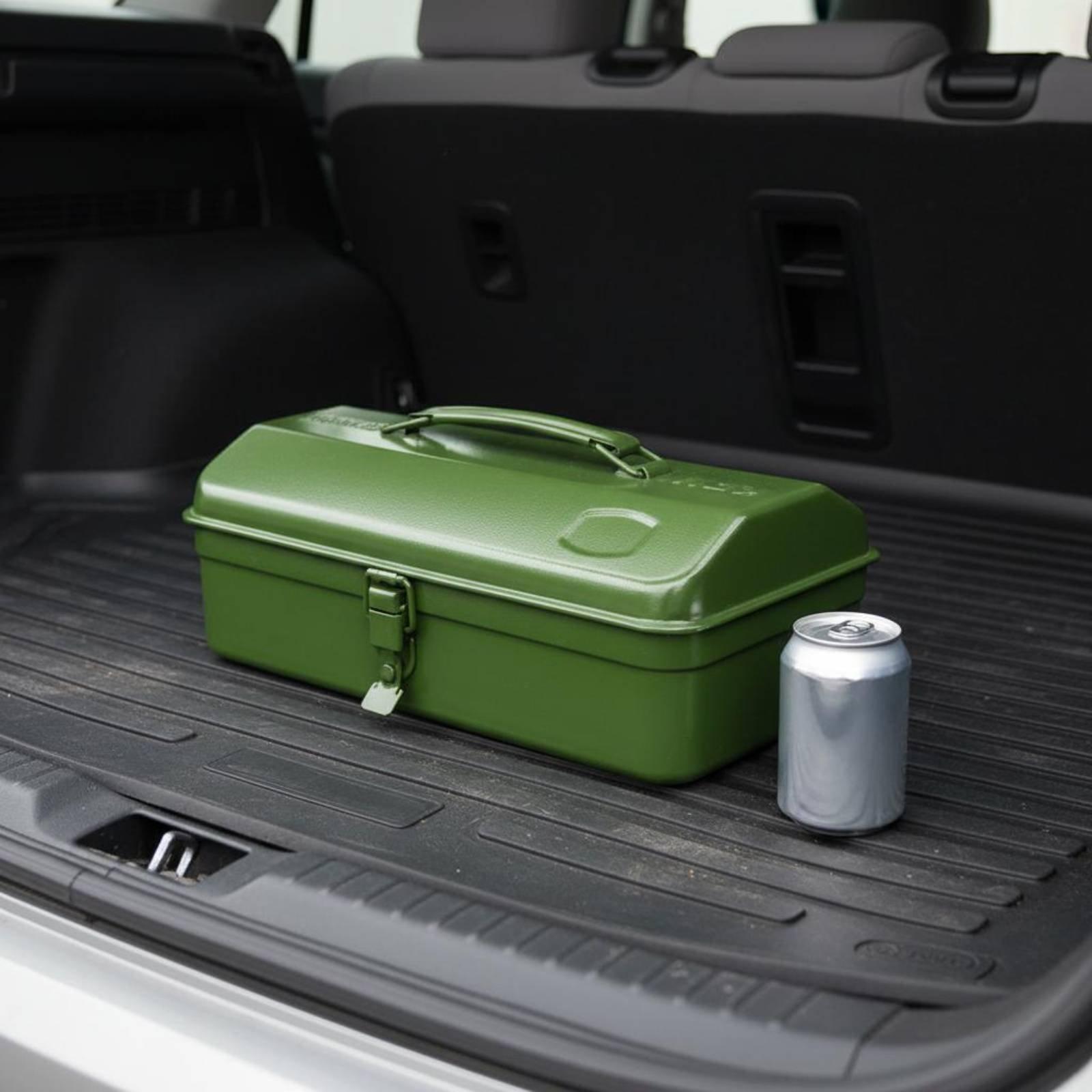 Workshop Tools Car - صندوق أدوات حديدي متين وقوي، صندوق