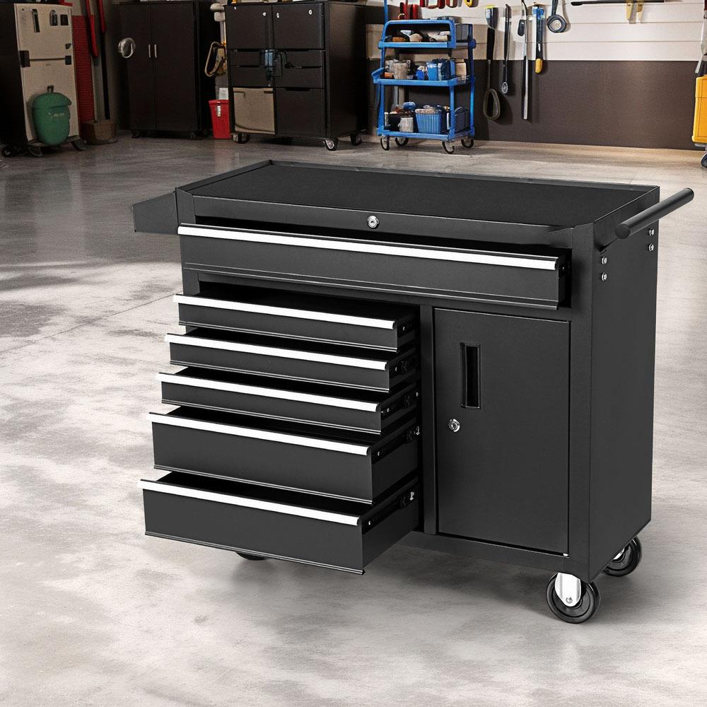 خزانة أدوات بـ 6 أدراج مع عجلا - مراجعة Tools Trolley For Workshop وسعره