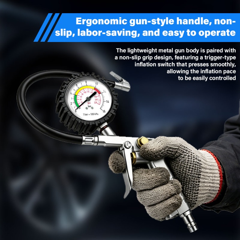 جهاز قياس ضغط الإطارات للسيارا - مراجعة Workshop Tools Car وسعره