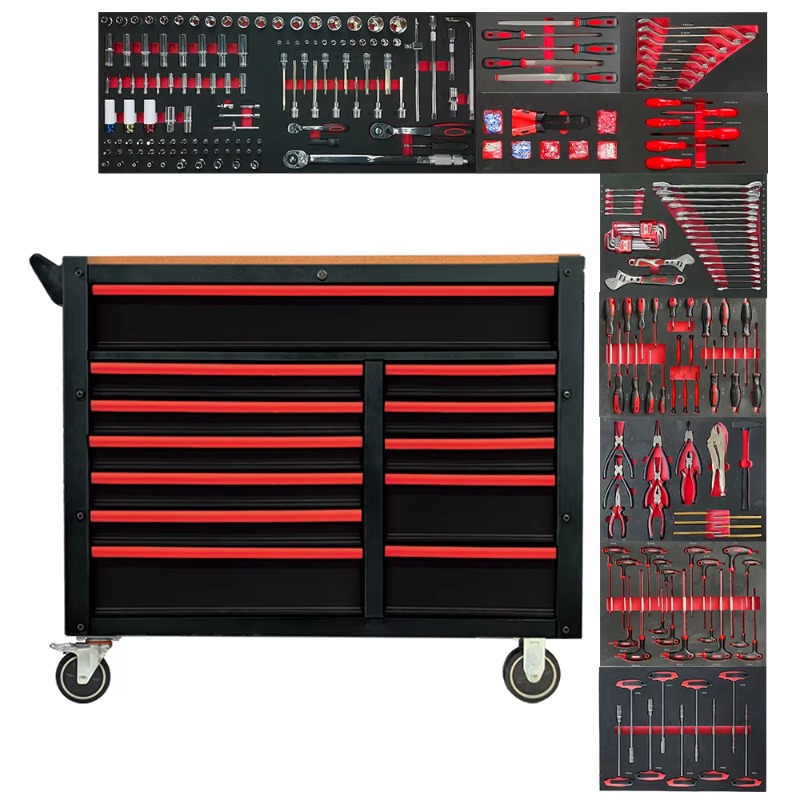 صندوق أدوات صناعي متنقل بـ 12  - مراجعة Tools Trolley For Workshop وسعره