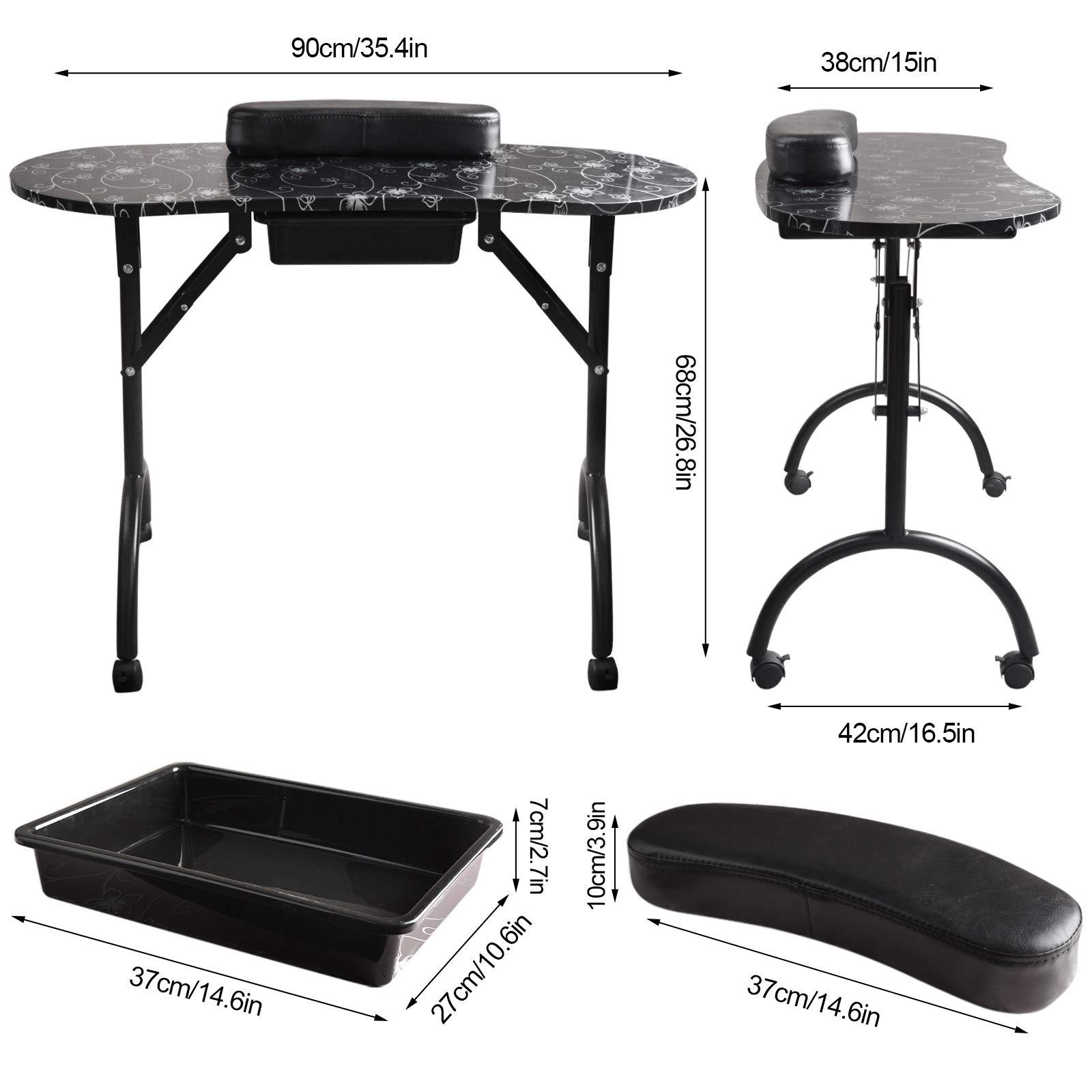 طاولة مانيكير مزخرفة، طاولة عم - مراجعة Workbench Portable Fold وسعره