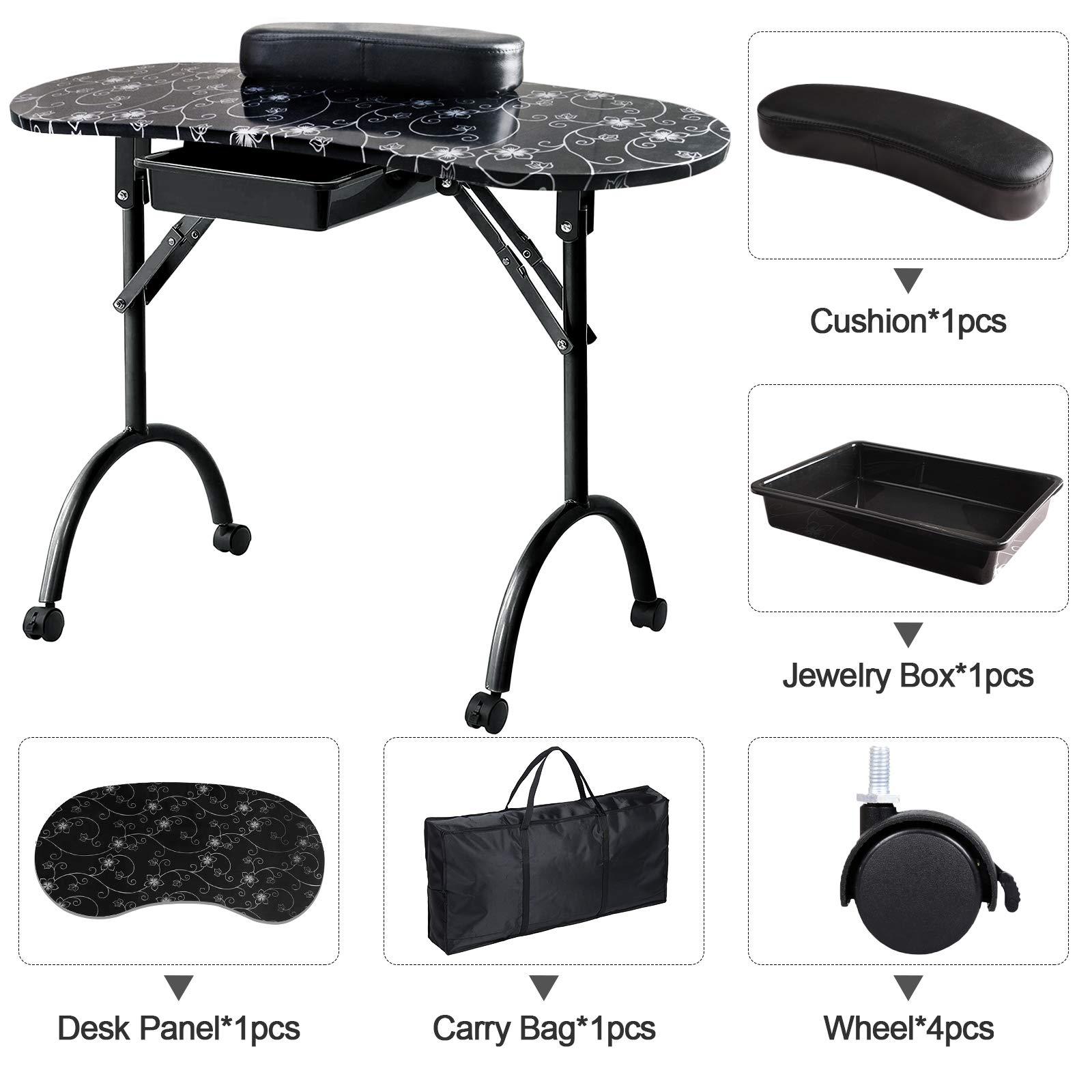 طاولة مانيكير مزخرفة، طاولة عم - مراجعة Workbench Portable Fold وسعره
