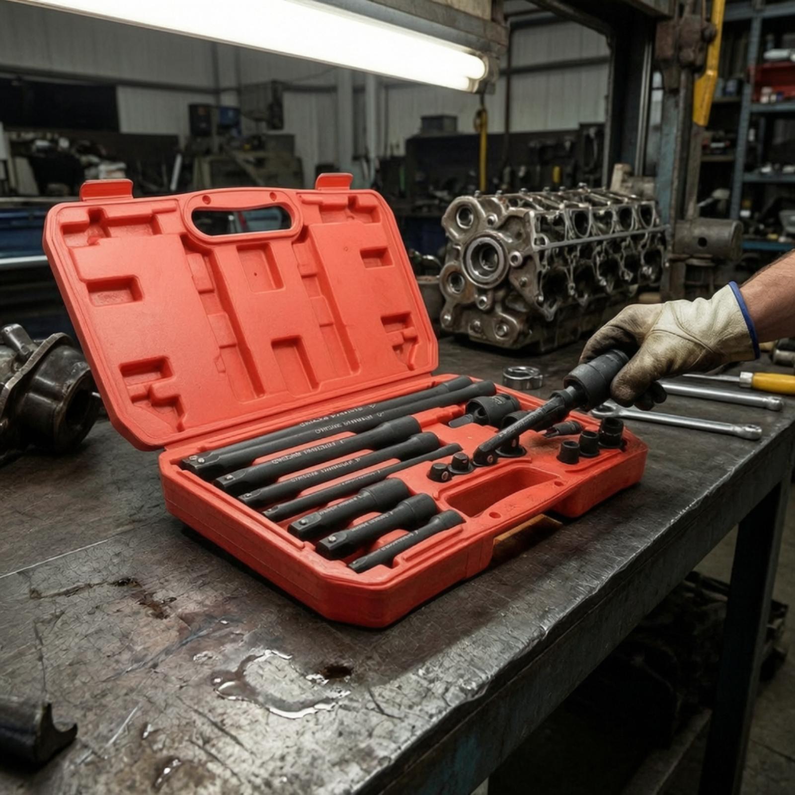 طقم مفتاح ربط كهربائي 18 قطعة  - مراجعة Tools For Garage وسعره