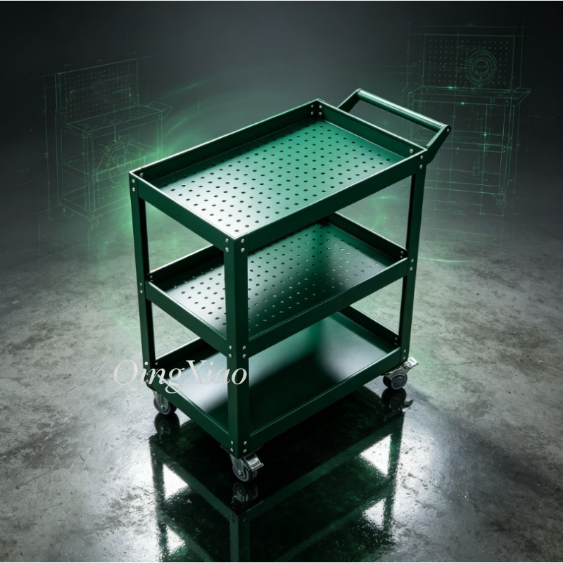 عربة أدوات صناعية من الفولاذ ب - مراجعة Tools Trolley For Workshop وسعره