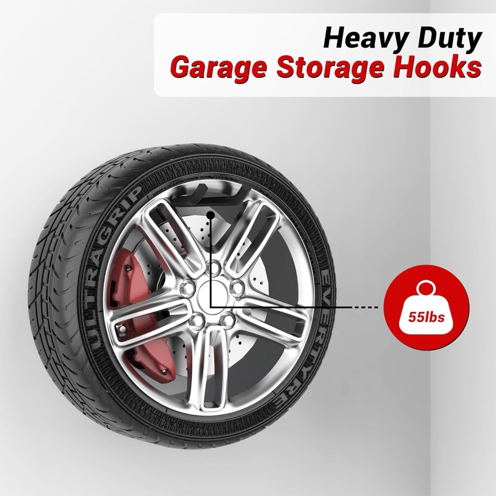 خطافات تخزين متينة للجراج، خطا - مراجعة Tools For Garage وسعره