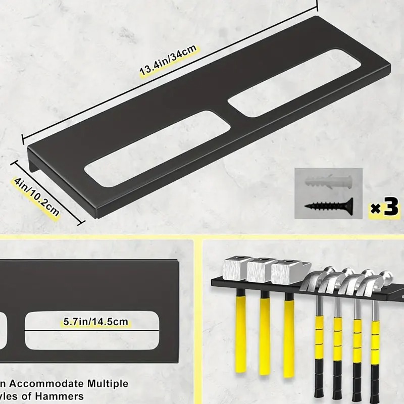 حامل أدوات معدني مثبت على الحا - مراجعة Workshop Tools Hammer وسعره